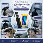 Waterproof UV Protection Foldable Umbrella + Waterproof Mobile Cover Combo