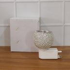 Premium Plug-in Star Cut Glass Aroma Diffuser Night Lamp (1 Pc)