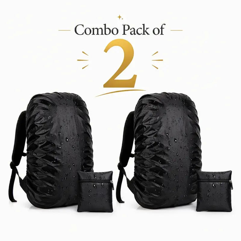 Waterproof Backpack Rain Cover Combo